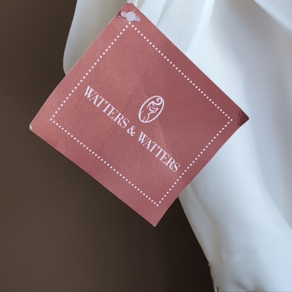 Watters & Watters - Linden Gown - Ivory - 4 - Picture 4 of 8